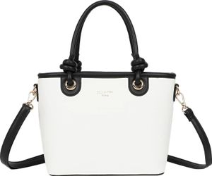 Gallantry, Elegante Damen-Shoppertasche mit Schultergurt, Weiß