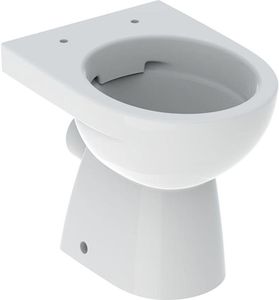 Geberit Stand-Tiefspül-WC RENOVA Abgang horizontal, teilgeschlossen, Rimfree weiß 500480012