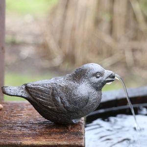 Wasserspeier kleiner Spatz mit Pumpe, 2 Wahl