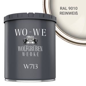 Fliesenlack Fliesenfarbe Wandfliesen WO-WE W713 Reinweiß ähnl. RAL 9010 - 1L