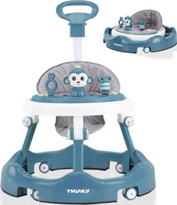 Twinky® Lauflernwagen in Azur Blau | Babywalker mit Spielset und Zubehör für sicheres und spielerisches Lernen | inkl. Fußmatte und Haltegriff Twinky® Lauflernwagen in Azur Blau | Babywalker mit Spielset und Zubehör für sicheres und spielerisches Lernen | inkl. Fußmatte und Haltegriff