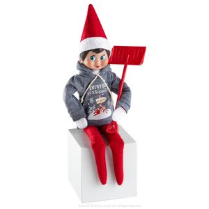 The Elf on the Shelf® - Elf Outfit - Snow Day Set Outfit (ohne Scout Elf) Pulli mit Schneeschippe