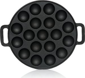 BBQ-Toro Gusseisen Poffertjes Pfanne | Förtchenpfanne für 19 Förtchen | Ø 24 cm BBQ-Toro Gusseisen Poffertjes Pfanne | Förtchenpfanne für 19 Förtchen | Ø 24 cm