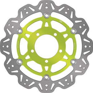 Tarcza hamulcowa motocyklowa EBC VR4155GRN VEE, zielona