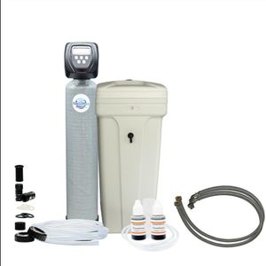 Wasserenthärtungsanlage Entkalkungsanlage MEC40 TOP-Line Wasserenthärter mit freistehendem Solebehälter + Set 2