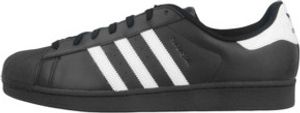 adidas Originals Superstar Foundation Sneaker in Übergrößen Schwarz CI7673 große Herrenschuhe, Größe:54 2/3