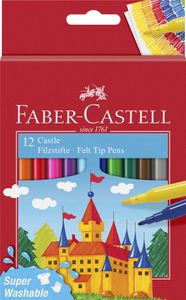 FABER-CASTELL Filzstift Castle 12er Kartonetui