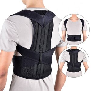 AUDEW Haltungskorrektor für Männer und Frauen, Unisex Verstellbarer Rückenstützgürtel Rückenhaltung Korrektur, L