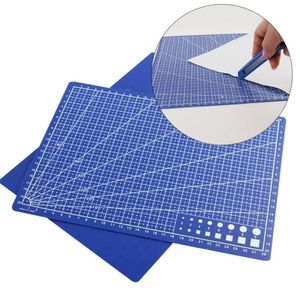 A4 Kunststoff Selbstheilung Schneidematte Handwerk Quiltnetzlinien Druckskala -Platte