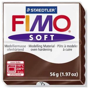 FIMO, Modelliermasse, Knete schoko soft normal