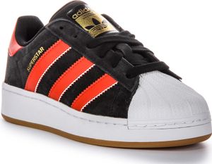 Adidas Superstar XLG Damen Ledersneaker in Schwarz Rot – 5.5 UK - 38 2/3 EU - 6M/7F US / Black Red