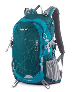 blnbag S1 - Trekingový batoh, turistický batoh ochrana pred dažďom, odvetrávanie chrbta, batoh s pláštenkou na bicykel, unisex, 48 cm, 20 L ,Adria blue