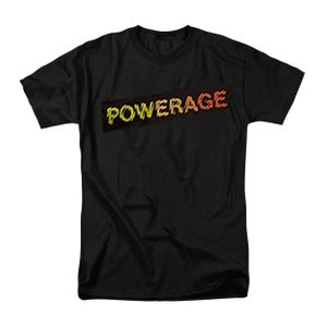 AC/DC Uni Powerage Logo Design T-Shirt CI111 (L) (Schwarz)