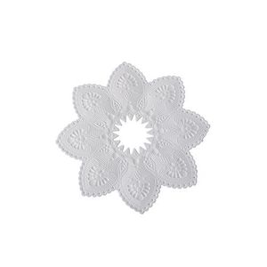 Papstar Kerzen-Manschetten weiss 10 cm 100 Stück