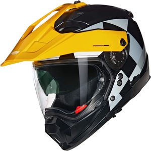 Modular Helm NOLAN N70-2 X Ruvido 341 Schwarz Grau Gelb größe XXL Modular Helm NOLAN N70-2 X Ruvido 341 Schwarz Grau Gelb größe XXL