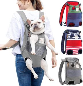 Rucksäcke für Hunde mittel große Hunde hundetragetasche hundetasche Verstellbarer transporttasche Rucksack für Wandern, Reisen, Camping, Unterstützung bis zu 12 kg Grau
