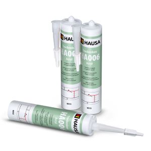 HAUSA Maleracryl HA006 Universal elastische Acryl-Dichtstoff Weiß 3 x 310ml