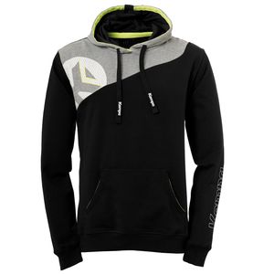 Kempa Core 2.0 Hoody Kinder schwarz/dark grau melange 152