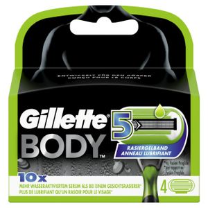 Gillette Body5 Systemklingen 4er Pack