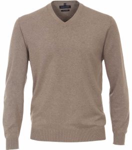 CASAMODA Herren Pullover Regular Fit Beige 6XL