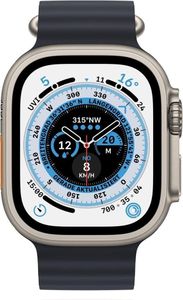 APPLE Watch Ultra GPS + Cellular 49mm Titanium Case with Midnight Ocean Band (MQFK3FD/A)