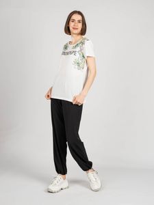 Patrizia Pepe T-shirt - DM3926/A4V5 | Maglia - Biały- Rozmiar: 34(EU)