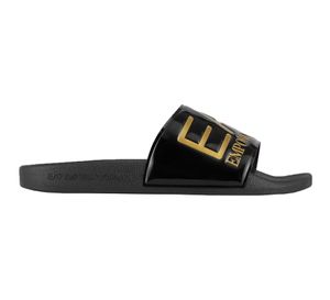 EA7 Herren Sea World Sliders, Schwarz 45 EU