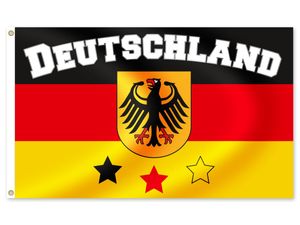 Länder Flaggen WM Fahnen WM-Fanartikel Maße 90x150 cm, Modell wählen:Deutschland Adler gold