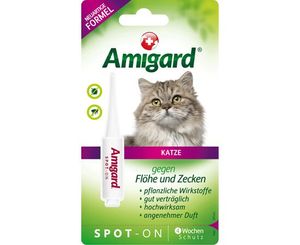 Amigard Spot-on für Katzen, 1 x 1,5ml Zeckenschutz natürlich