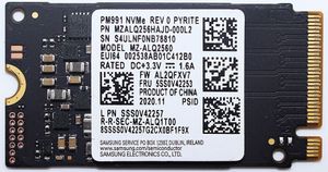 Samsung PM991a 256GB M.2 2242  PCI-E NVMe (PM991a-256)