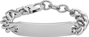 Fossil JF04155040 Herren Armband Edelstahl Silber 21,5 cm Fossil JF04155040 Herren Armband Edelstahl Silber 21,5 cm