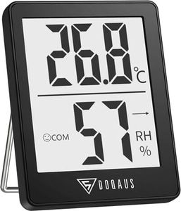 Doqaus Hygrometer Thermometer Innenmini Thermo-Hygrometer Feuchtigkeitsraum Feuchtigkeitsmesser hohe Genauigkeit Innenräume, Babyzimmer, lebendes Büro