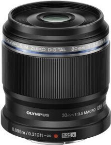 Olympus M.ZUIKO Digital ED 30mm 1:3.5 Macro MILC Makroobjektiv Schwarz