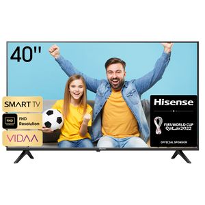 Hisense 40A4DG 40 Zoll (101 cm Bildschirmdiagonale) Fernseher mit Full HD / Triple Tuner DVB-T2 /T/C / S2 / S