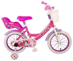 14 Zoll Kinderfahrrad Kinder Mädchen Fahrrad Mädchenfahrrad Kinderrad Rad Bike Disney MINNIE Mouse Maus Volare 21561