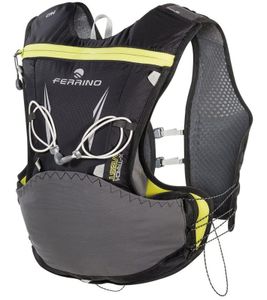 FERRINO Trail Running X-Track Vest Lauf-Rucksack praktische Jogging-Weste Grau, Größe:L