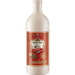 Kasztelanski Trojniak Honig (Drittel) 0,75L im Steinzeuggefäß | Met Honigwein Metwein Honigmet | 750 ml | 13% Alkohol | TIM | Geschenkidee | 18+