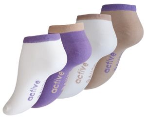 Cotton Prime® Sneaker Socken 8 Paar, mit "ACTIVE" Schriftzug 35-38