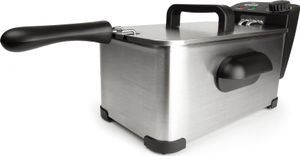 Schäfer 3 Liter Edelstahl Kaltzonen-Fritteuse 2000 Watt Friteuse, (HD3301)
