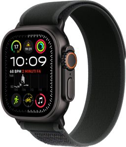Apple Watch Ultra 2 GPS + Cellular 49mm schwarz mit Trail Loop M/L schwarz