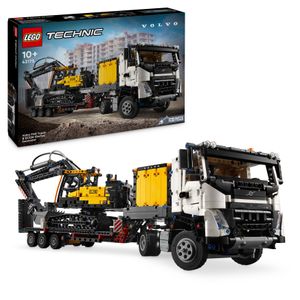 LEGO Technic Volvo FMX LKW mit EC230 Electric Raupenbagger, Bauspielzeug, Fahrzeug-Spielset für Jungen und Mädchen ab 10 Jahren, Baufahrzeuge 42175