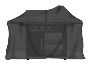Tepro-Grillschutzhülle-Universal Abdeckhaube - für Gasgrill extra groß, schwarz; 8109