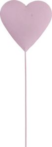 Gartenstecker Herz Lafiora 28 cm Metall rosa Gartenstecker Herz Lafiora 28 cm Metall rosa