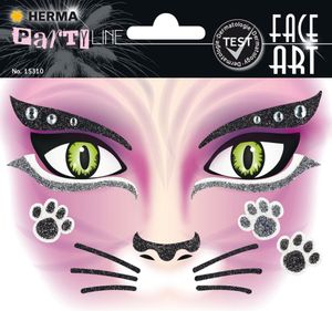 HERMA Face Art Sticker Gesichter "Pink Cat"