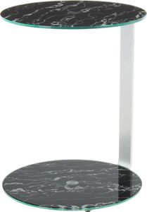 Kayoom - Moderner Beistelltisch Quentin 525 Silber / Schwarz