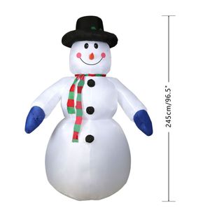 Led Schneemann Beleuchtet Aufblasbar Weihnachtsfigur deko außen groß beleuchtung