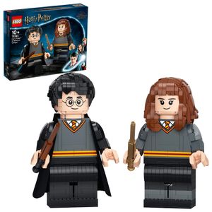 LEGO 76393 Harry Potter Harry Potter & Hermine Granger Figuren, Zimmer-Deko und Fanartikel