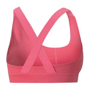 PUMA Mid Impact Puma Fit Bra SUNSET PINK XS