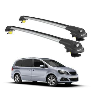 TURTLE DACHTRÄGER AIR-1 SEAT ALHAMBRA 7N 2010 - 2024 ( DACHRELİNG )  , Silber