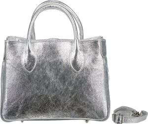 Hausfelder Manufaktur Handtasche Metallic SILBER onesize Hausfelder Manufaktur Handtasche Metallic SILBER onesize